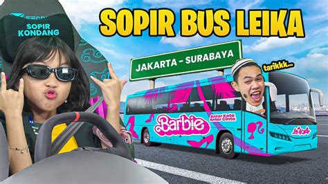 LEIKA JADI SOPIR BIS BARBIE DI SUNSHINE ISLAND BUS SIMULATOR ROBLOX