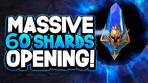 Raid Shadow Legends 60x Ancient 1x Sacred Shard Opening YouTube