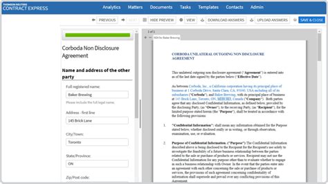 Contract Express Legal Document Automation Software India Thomson
