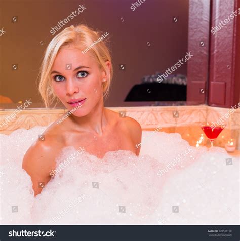Beautiful Sexy Blond Woman Hot Tub Stock Photo 178538198 Shutterstock