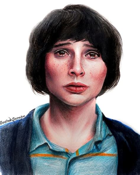 Stranger Things Mike Wheeler By Sasha 🎨sempe Sasha Sempe Finn Wolfhard Season 1 Stranger