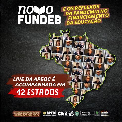 Live Da Apeoc Sobre Novo Fundeb Acompanhada Em Estados Sindicato