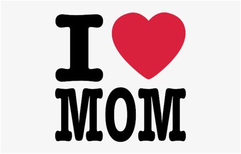 I Love My Mom Logo