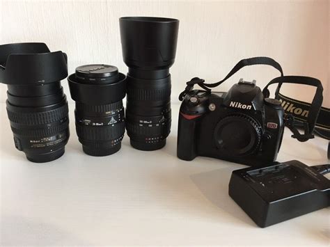 Nikon D70 DSLR camera & 3x Lenses (Nikkor 18-70, Sigma 28-80 macro ...