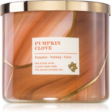 Bath Body Works Pumpkin Clove Scented Candle I Notino Co Uk