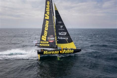 Louis Burton aboard the IMOCA Bureau Vallée Vendée Globe 2024