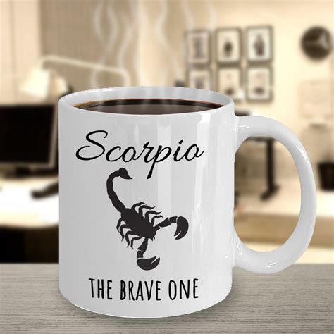 Scorpio Zodiac Mug Scorpio Gifts Zodiac Gift Astrology Etsy Espa A