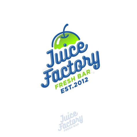 Juice Factory Logo Smoothie Detox And Juice Tasty Cafe Healthy