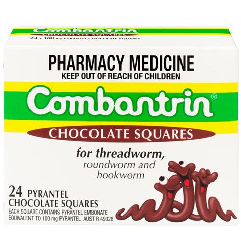 combantrin chocolate squares maxcare pharma