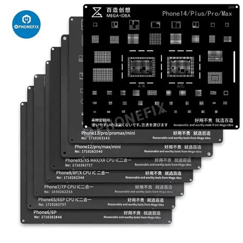 Qianli Kit De Plantillas Bga Reballing Para Iphone Pro