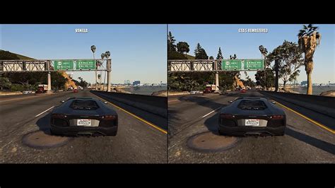 Gta Remastered Side By Side Comparison Map Mod Youtube