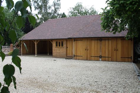 Four Bay Garage Gallery Oak Frames Direct