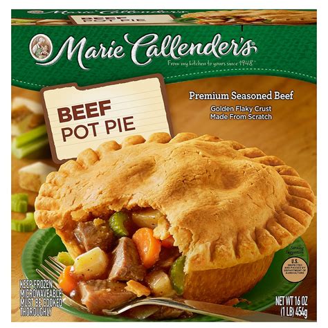 Marie Callenders Frozen Pot Pie Dinner Beef 16 Ounce