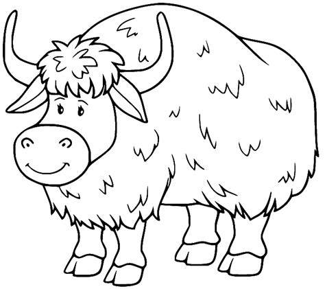 44 Yak Coloring Pages