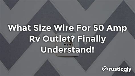 What Size Wire To Run 30 Rv Outlet