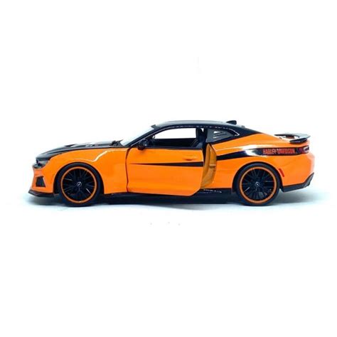 Miniatura Carro Chevrolet Camaro ZL1 2017 Harley Davidson 1 24