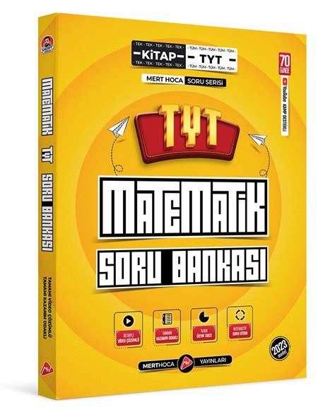 TYT Matematik Soru Bankası 2023 Mert Hoca Yayınları