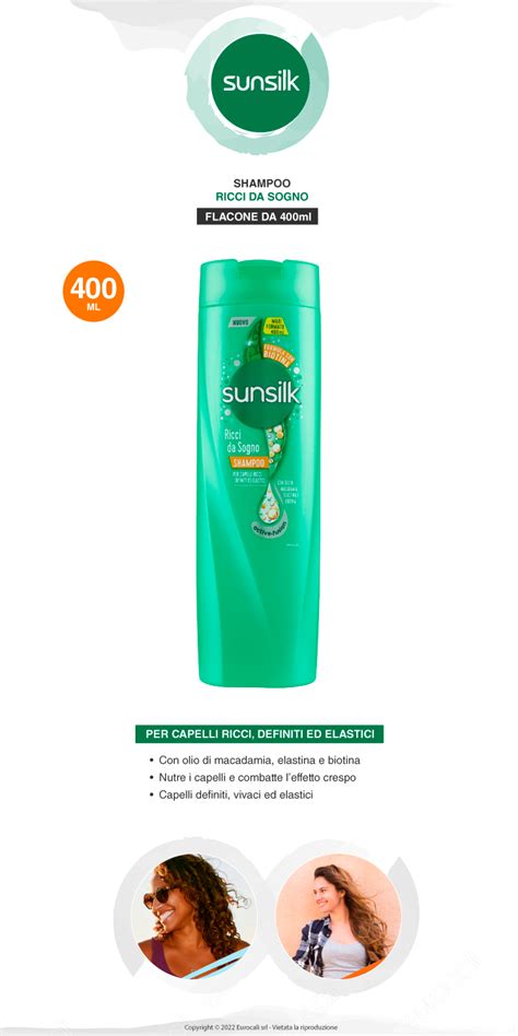 Sunsilk Shampoo Ricci Da Sogno Con Biotina