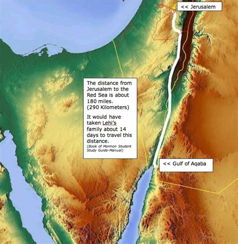 Archaeological And Historical Evidence Lehi Traveling From Jerusalem