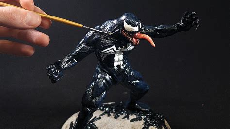 How To Sculpt VENOM From Polymer Clay Marvel Comic Book Style YouTube