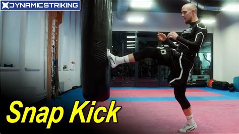 How To Do A Snap Kick By Edgar Skrivers Youtube