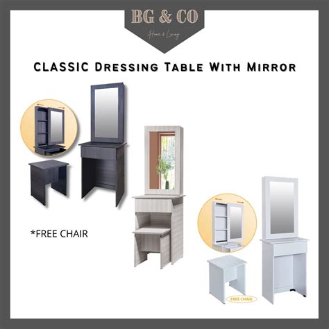 Bgandco Makeup Table Dressing Table With Mirror Bedside Table Mirror Meja