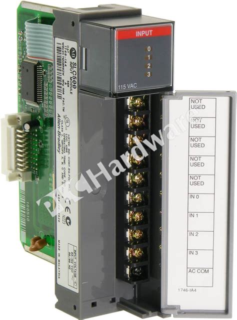 PLC Hardware Allen Bradley 1746 IA4 SLC 500 4 Ch AC Digital Input Module