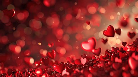 Valentine S Day Background With Hearts Premium Vector Love Art