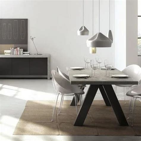 White And Black Stylish Dining Table Set At Rs Piece In Kolkata