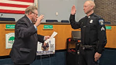 Shelby Township Police Department promotes officer to sergeant