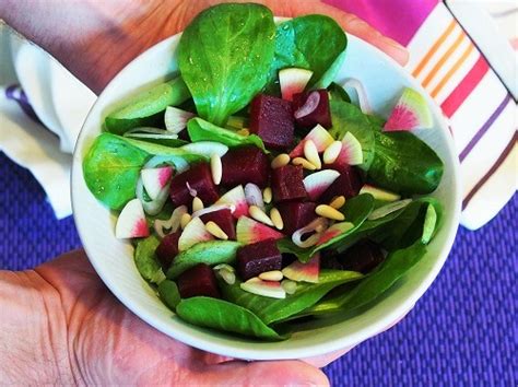 Salade de mâche et betterave rouge Recette d été