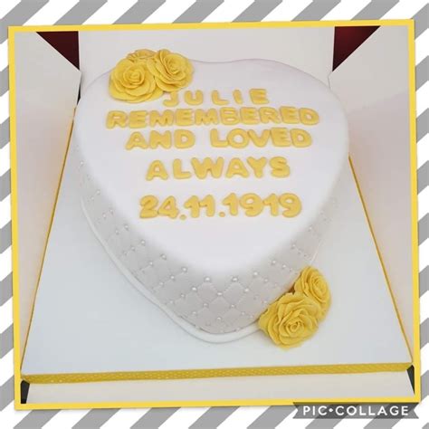 In Loving Memory Heart Shaped Cake In Loving Memory Cake Ideas Heart