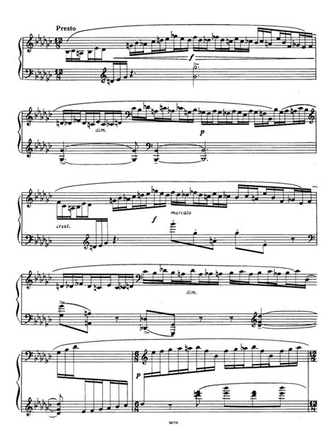 Op No Etude In E Flat Minor Free Sheet Music By Rachmaninoff