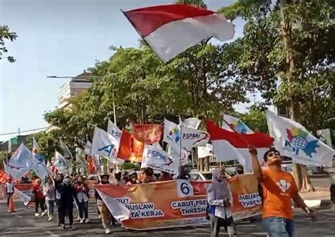 Rangkaian Aksi Bergelombang Partai Buruh Bersama Elemen Serikat Buruh