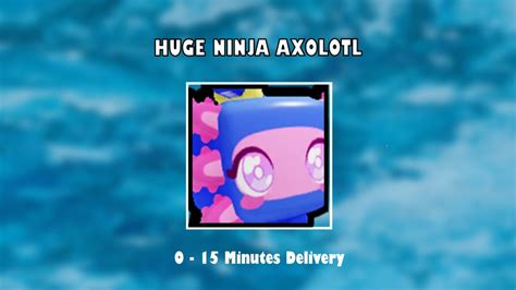 PSX Huge Ninja Axolotl Pet Simulator X Etsy