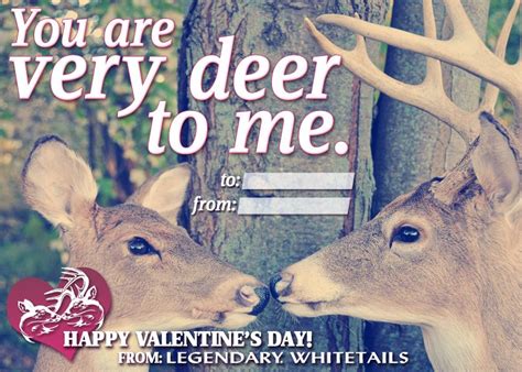 Legendary Whitetails Valentine Love Cards Hunting Girls Valentines