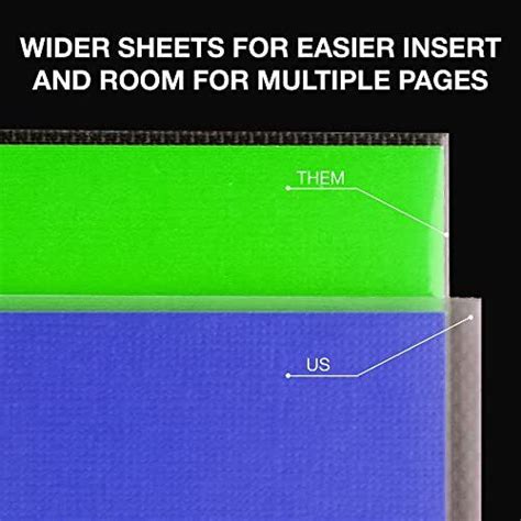 Samsill Sheet Protectors X Inch Page Protectors Ring Binder