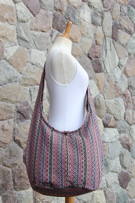 Handmade Hobo Bag Womens Sling Crossbody Bag Fabric Etsy