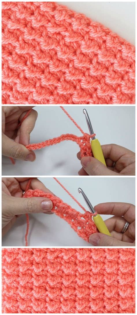 How To Crochet The Even Moss Stitch