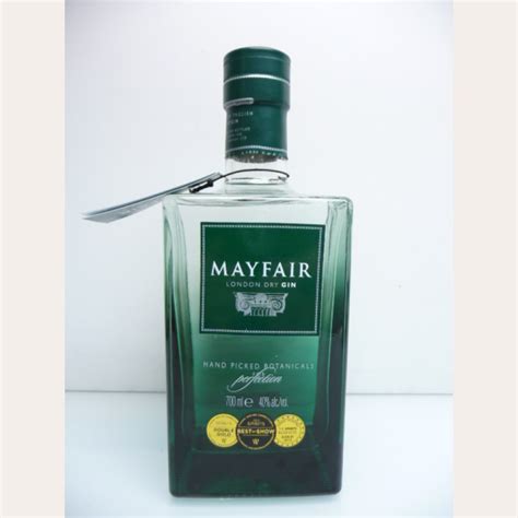 Mayfair London Dry Gin Hand Picked Botanicals 40 70cl