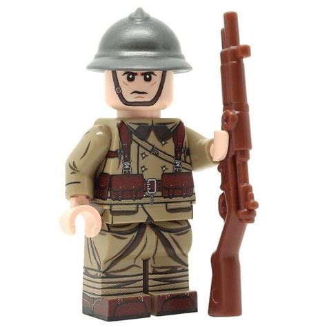 Ww2 French Infantry Mas 36 Minifigure New United Bricks Nashvegas