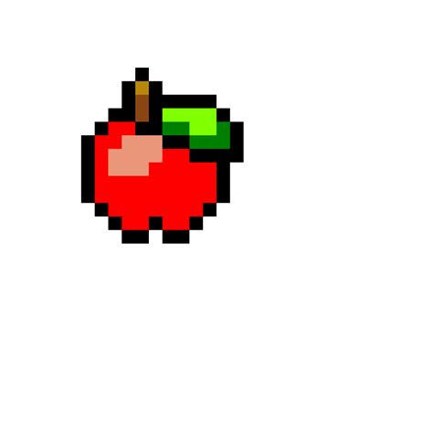 Apple Logo Pixel Art