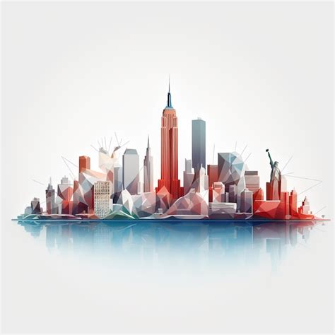 Premium AI Image Landmarks Of Lower Manhattan New York City