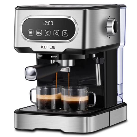 KOTLIE 20 Bar Espresso Machine Coffee Maker With Milk Frother Steam