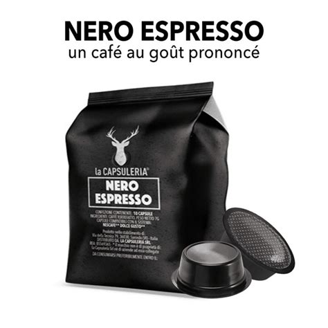 Caf Nero Espresso Capsules Compatibles Avec Lavazza A Modo Mio