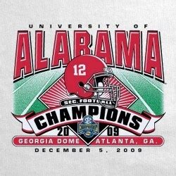 Alabama SEC Championship gear: t-shirts & hats - Capstone Report