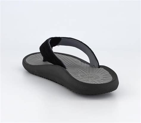 Ugg Brookside Ii Flip Flops Black Mens Sandals