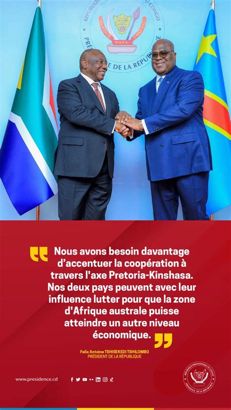 Pr Sidence Rdc On Twitter Rdc Kinshasa Https T Co