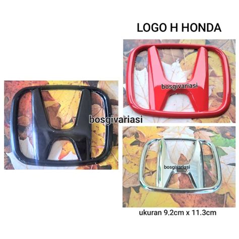 Jual Emblem Logo H Honda Brio All New Belakang 2018 2023 Logo H