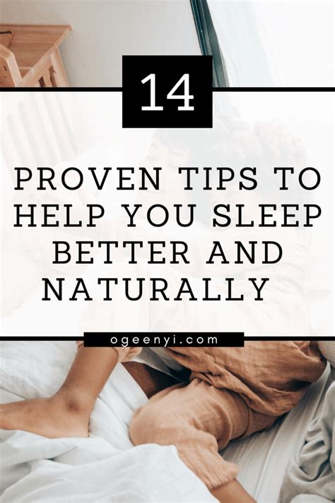 How To Sleep Better At Night Naturally Proven Tips Oge Enyi